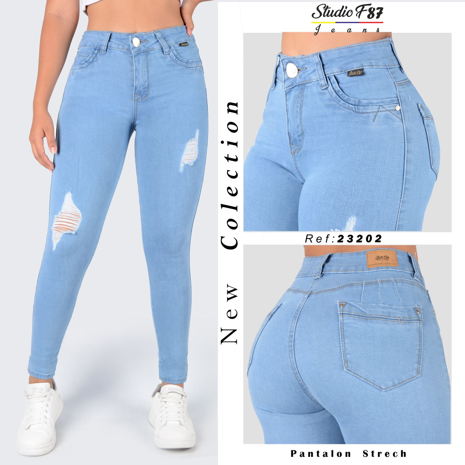 JEANS MUJER SKINNY TIRO ALTO R2214B – dashielsf87