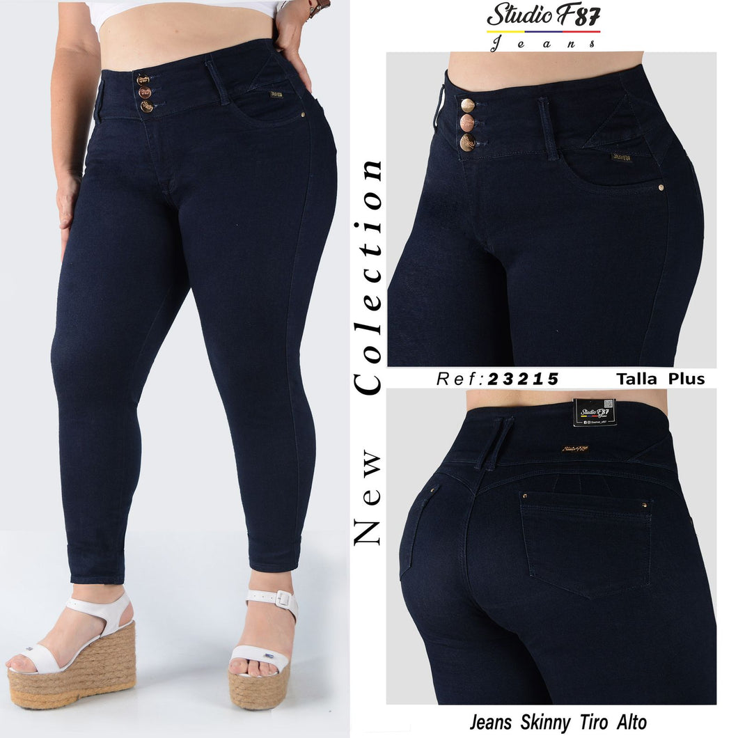 JEANS MUJER SKINNY TALLA PLUS 23215